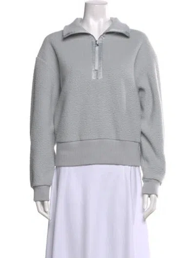 Pre-owned Varley Crew Neck Sweater In Gray