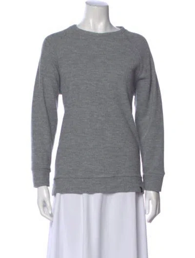 Pre-owned Varley Crew Neck Sweater In Gray