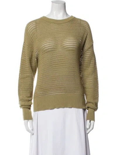 Pre-owned Varley Crew Neck Sweater In Neutral