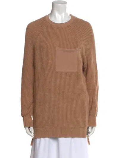 Pre-owned Varley Crew Neck Sweater In Neutral