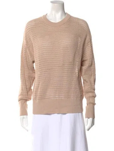 Pre-owned Varley Crew Neck Sweater In Neutral