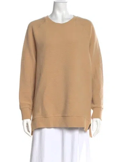 Pre-owned Varley Crew Neck Sweater In Neutral