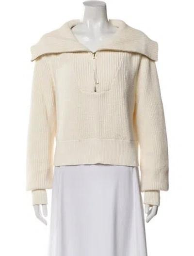 Pre-owned Varley Crew Neck Sweater In Neutral