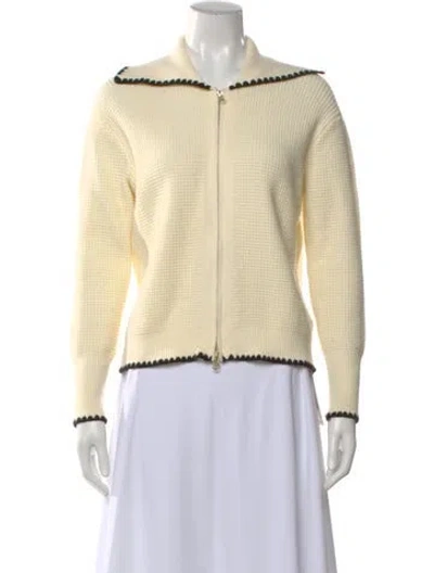 Pre-owned Varley Crew Neck Sweater In Neutral