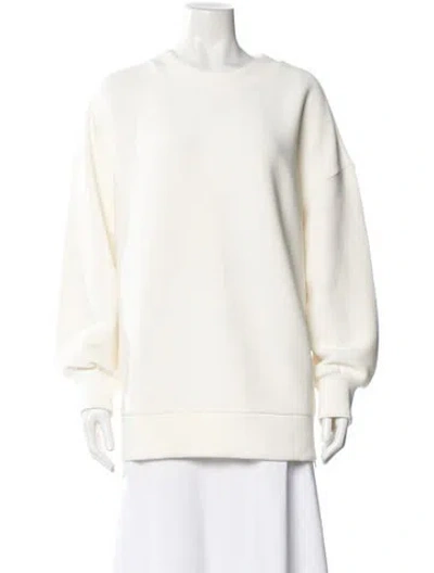 Pre-owned Varley Crew Neck Sweater In Neutral