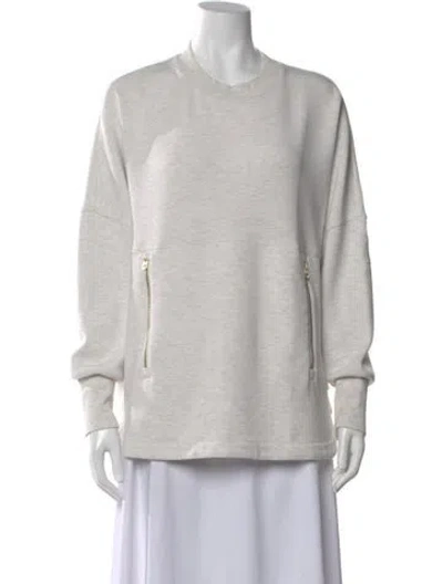 Pre-owned Varley Crew Neck Sweater In Neutral