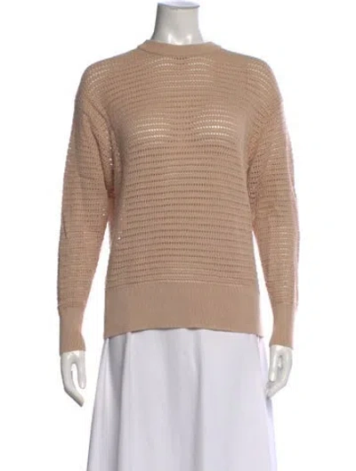 Pre-owned Varley Crew Neck Sweater In Neutral