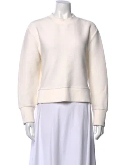 Pre-owned Varley Crew Neck Sweater In Neutral