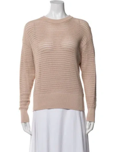 Pre-owned Varley Crew Neck Sweater In Neutral