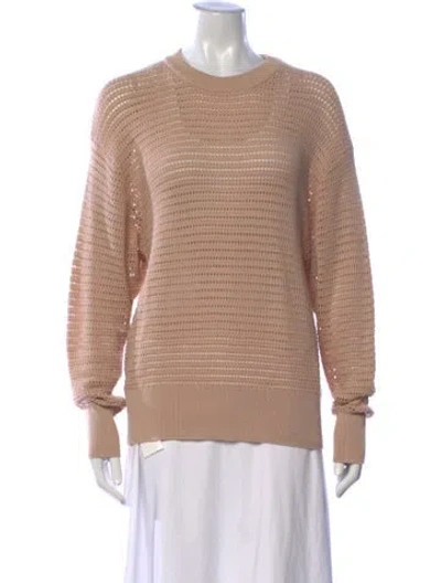Pre-owned Varley Crew Neck Sweater In Neutrals