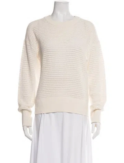 Pre-owned Varley Crew Neck Sweater In Neutrals