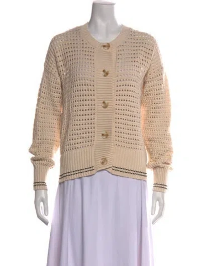 Pre-owned Varley Crew Neck Sweater In Neutrals