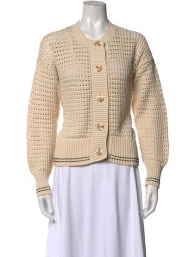 Pre-owned Varley Crew Neck Sweater In Neutrals