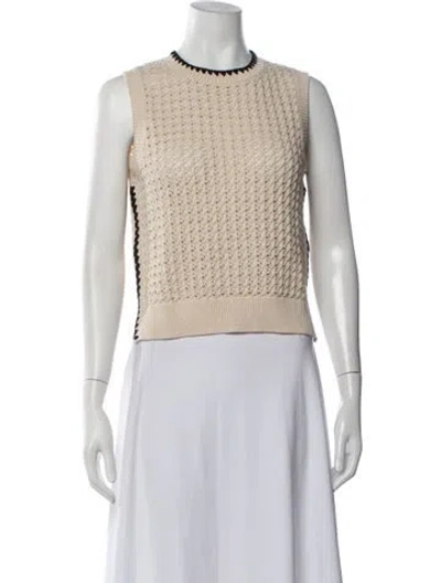 Pre-owned Varley Crew Neck Sweater In Neutrals
