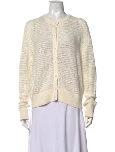 Pre-owned Varley Crew Neck Sweater In Neutrals