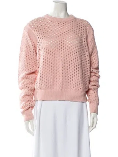 Pre-owned Varley Crew Neck Sweater In Pink
