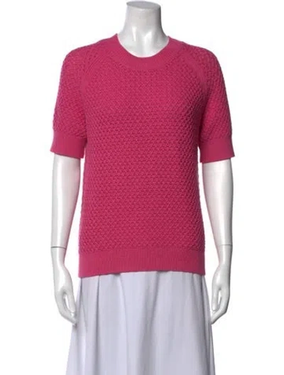 Pre-owned Varley Crew Neck Sweater In Pink