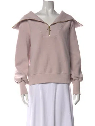 Pre-owned Varley Crew Neck Sweater In Pink