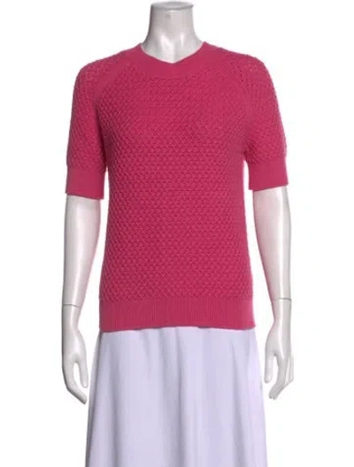Pre-owned Varley Crew Neck Sweater In Pink