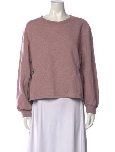 Pre-owned Varley Crew Neck Sweater In Pink