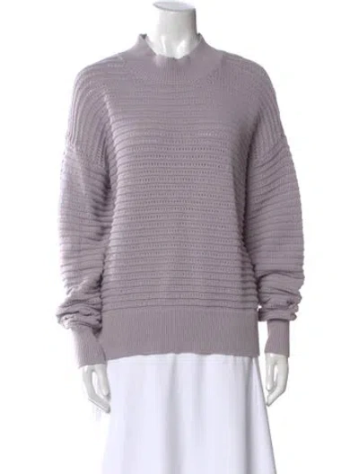 Pre-owned Varley Crew Neck Sweater In Purple