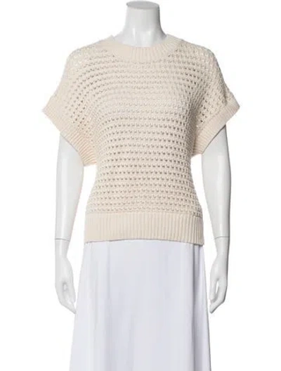 Pre-owned Varley Crew Neck Sweater W/ Tags In Neutral