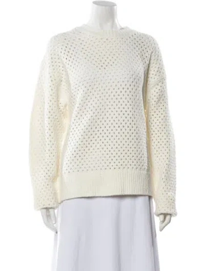 Pre-owned Varley Crew Neck Sweater W/ Tags In White