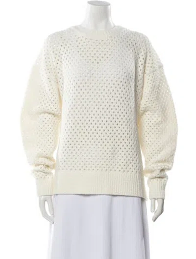 Pre-owned Varley Crew Neck Sweater W/ Tags In White