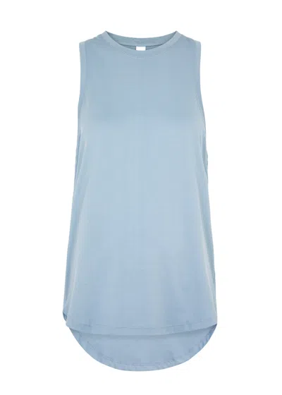 Varley Dacey Jersey Tank In Light Blue