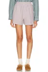 Varley Elastic Waist Pull-on Shorts In Gray