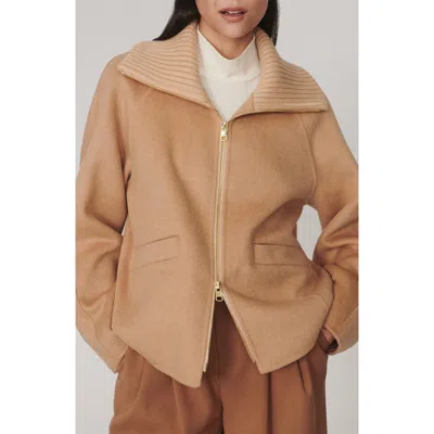 Varley Darnley Short Jacket In Brown