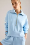 Varley Davenport Half-zip Sweatshirt In Blue