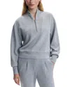 Varley Davidson Half Zip Sweatshirt In Blue