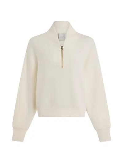 Varley Davidson Half-zip Sweater In Neutral