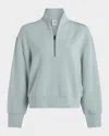 Varley Davidson Partial-zip Sweatshirt In Blue