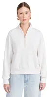 Varley Davidson Sweatshirt Ivory Marl In Ivory Marl