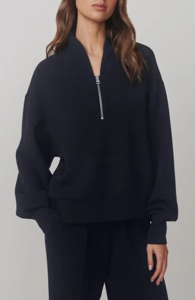 Varley Davidson Woven Sweatshirt In Blue