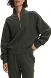 Varley Davidson Woven Sweatshirt In Gray