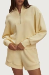 Varley Davidson Half Zip Sweatshirt In Yellow