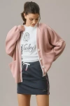 Varley Decker Off Court Cardigan Sweater In Pink