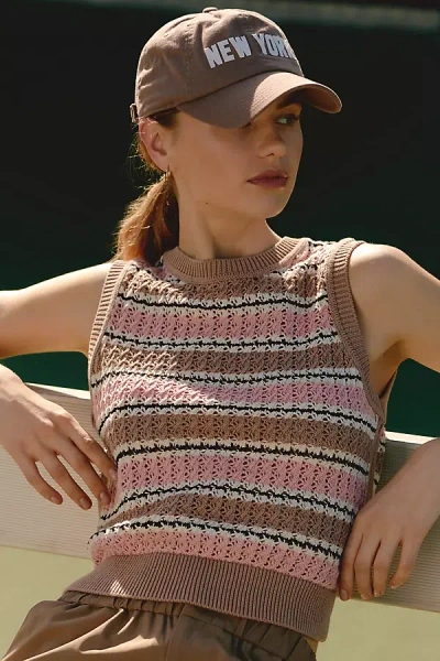 Varley Deeley Sleeveless Sweater Tank Top In Multi