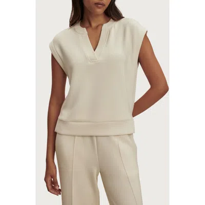 Varley Delphi V-neck Tank In White