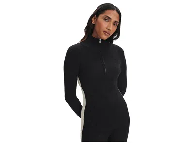 Varley Demi 2.0 1/2 Zip Knit In Black