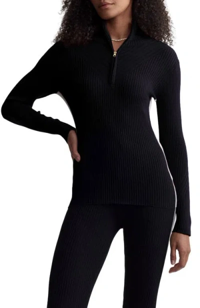 Varley Demi 2.0 Half Zip Top In Black