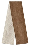 Varley Deville Plated Scarf In Brown