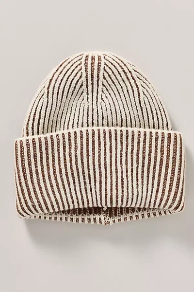 Varley Dionne Plated Beanie In Brown