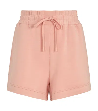 Varley Doublesoft Ollie High-rise Shorts In Pink