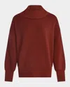 Varley Doublesoft Priya Longline Sweatshirt In Brown