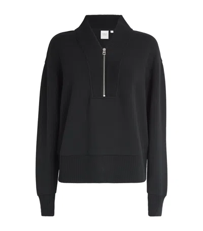 Varley Doublesoft Sally Sweatshirt In Black