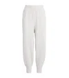 Varley The Slim Cuff Pant 27.5 Stretch-jersey Sweatpants In White